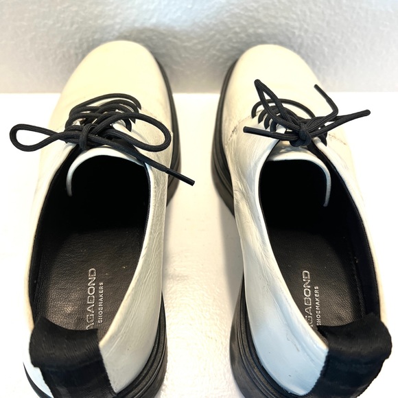 Vagabond Tara Platform Derby Off White &Black Size 39 - US size 9 - Picture 5 of 13